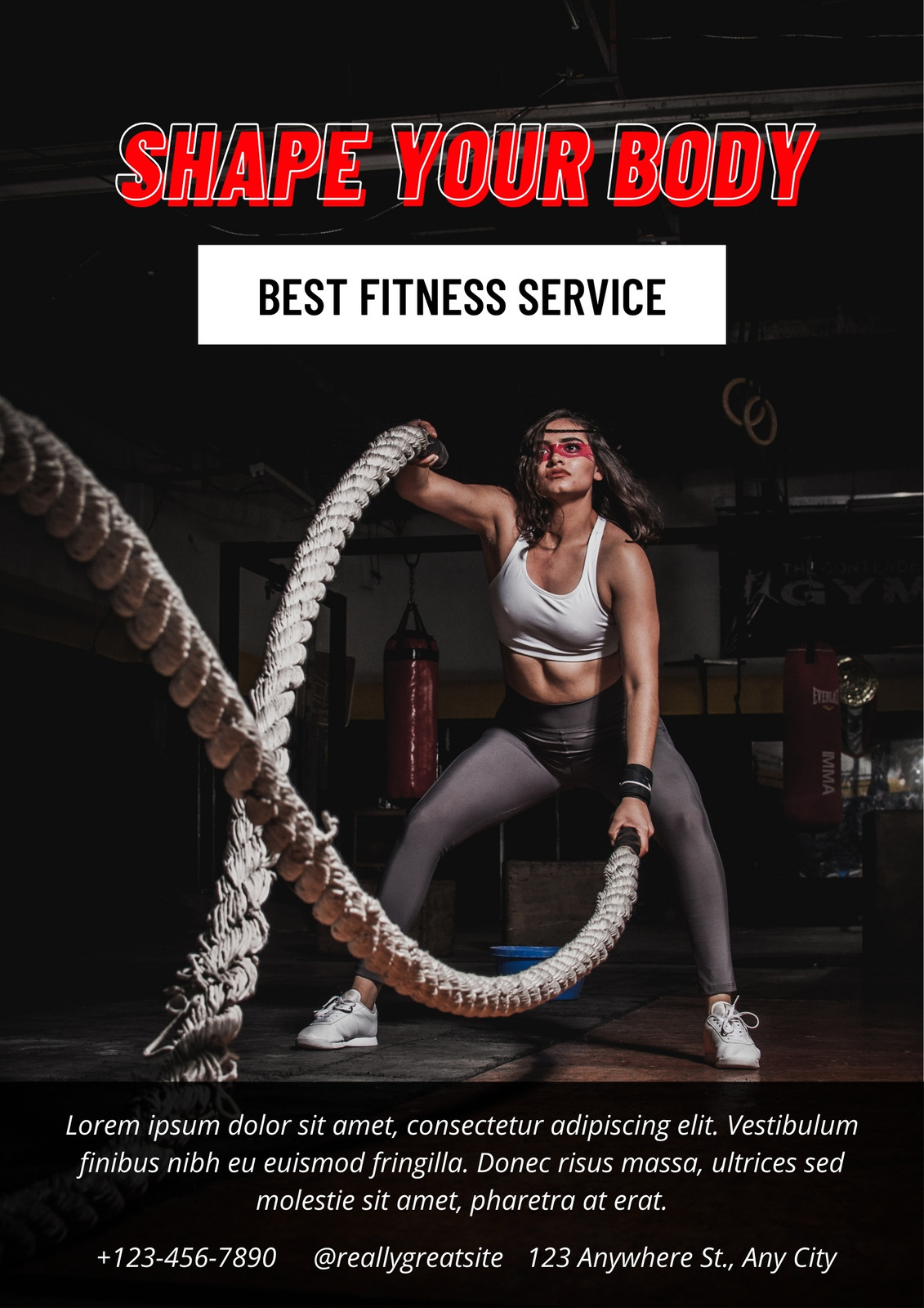 Battle Rope Poster – Fitness Serve