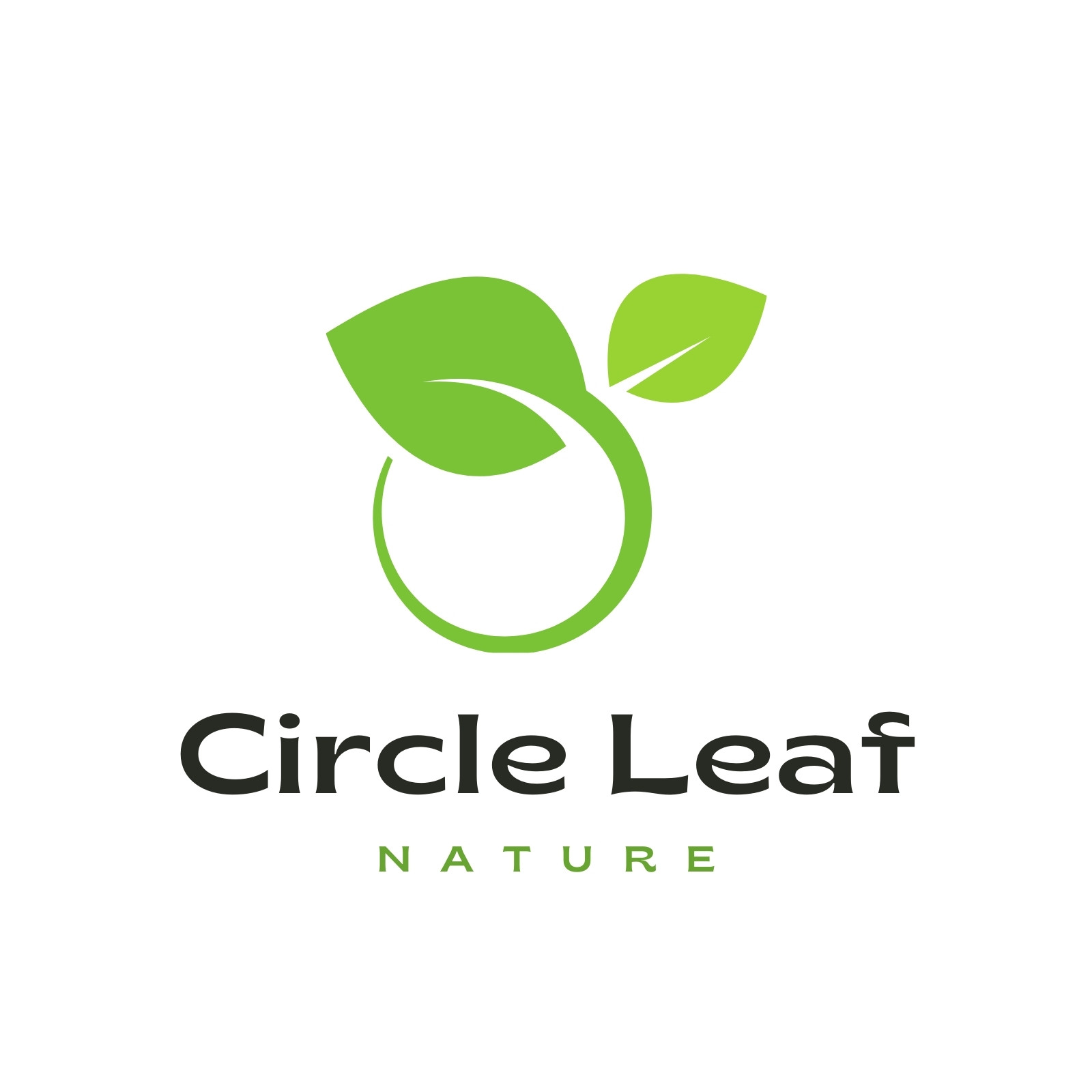 Hand Circle Leaf Logo Photos and Images | Shutterstock
