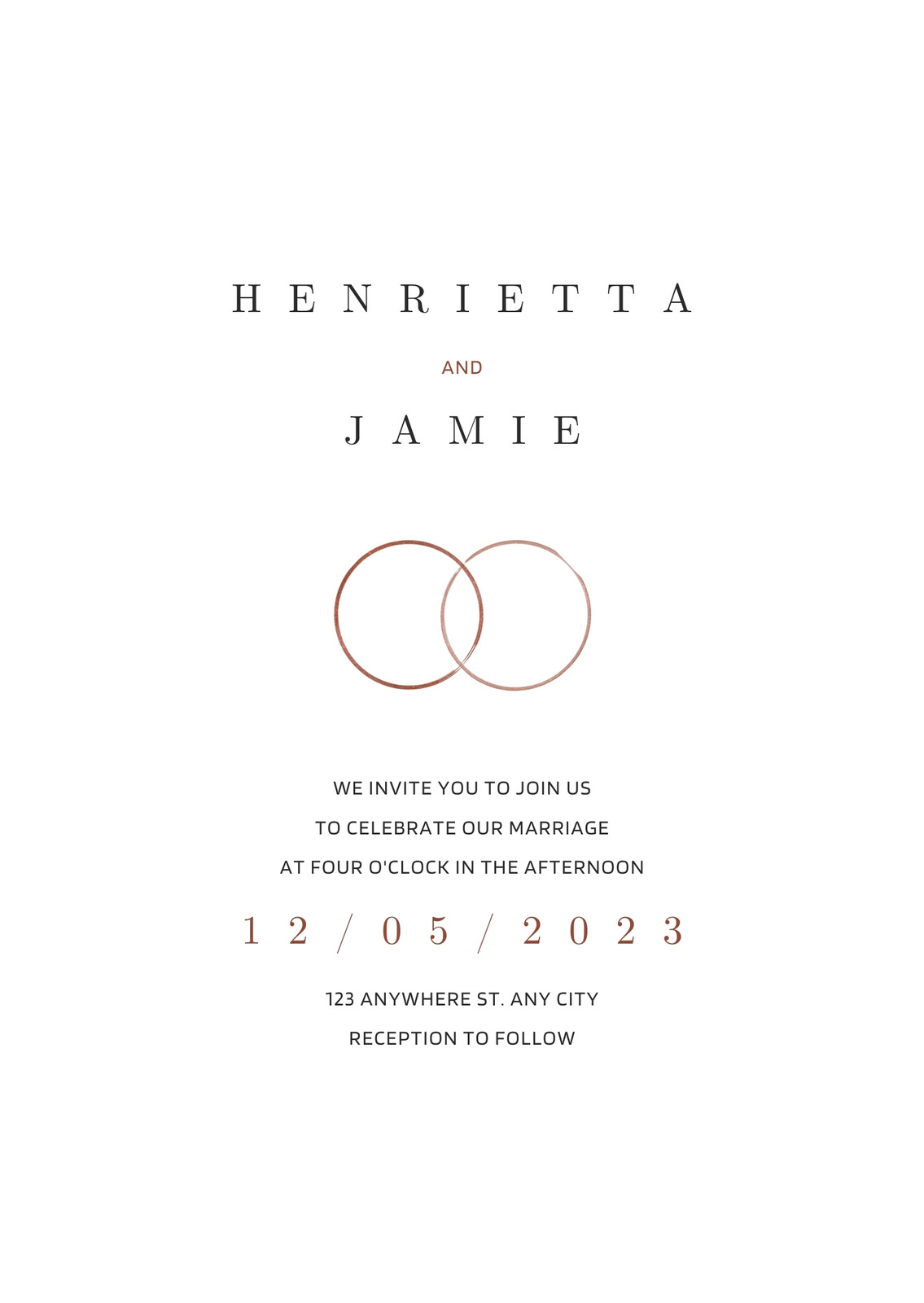 Wedding Invitations for Wedding Planners - 4 Customizable Canva