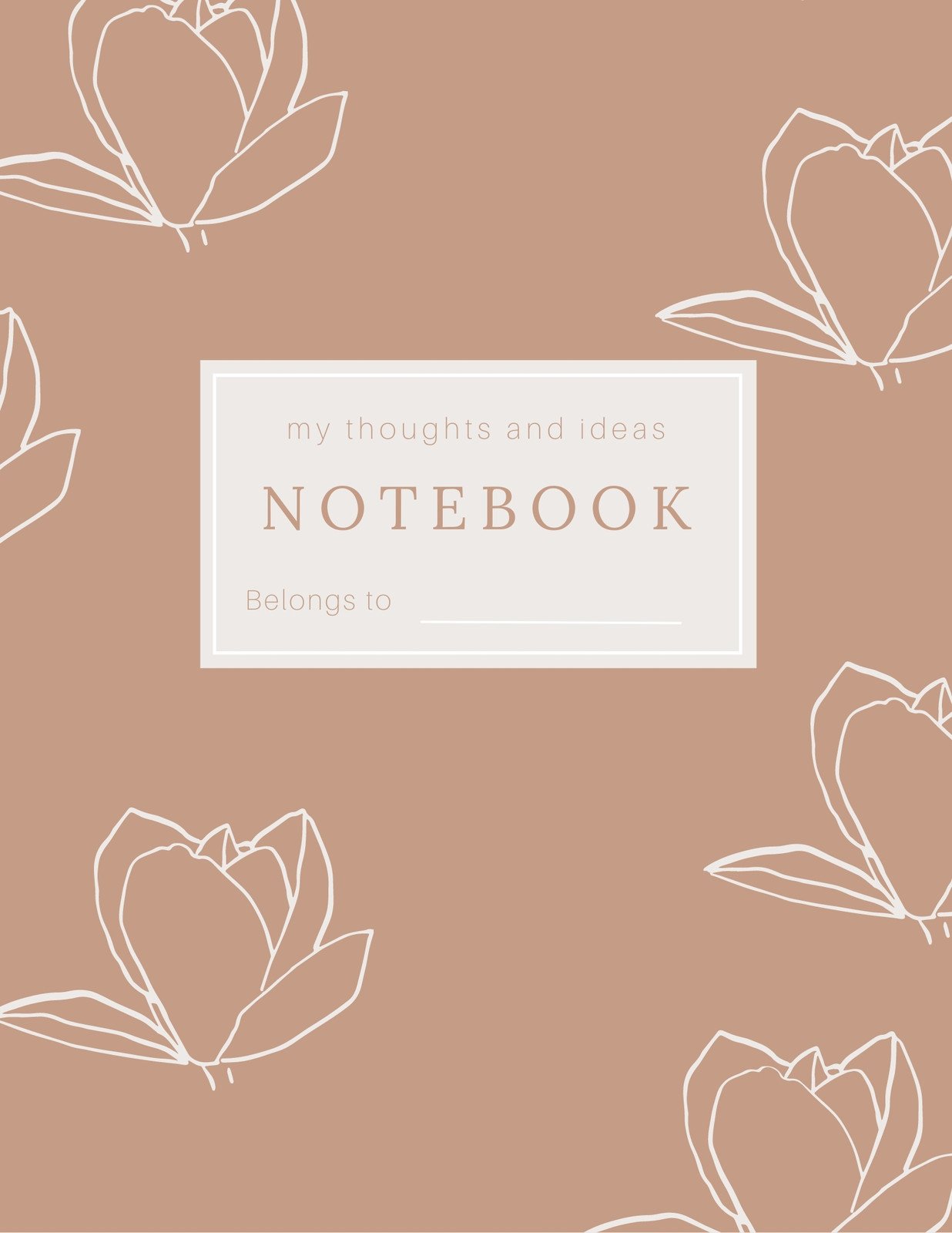 Free Notebook Cover Printables
