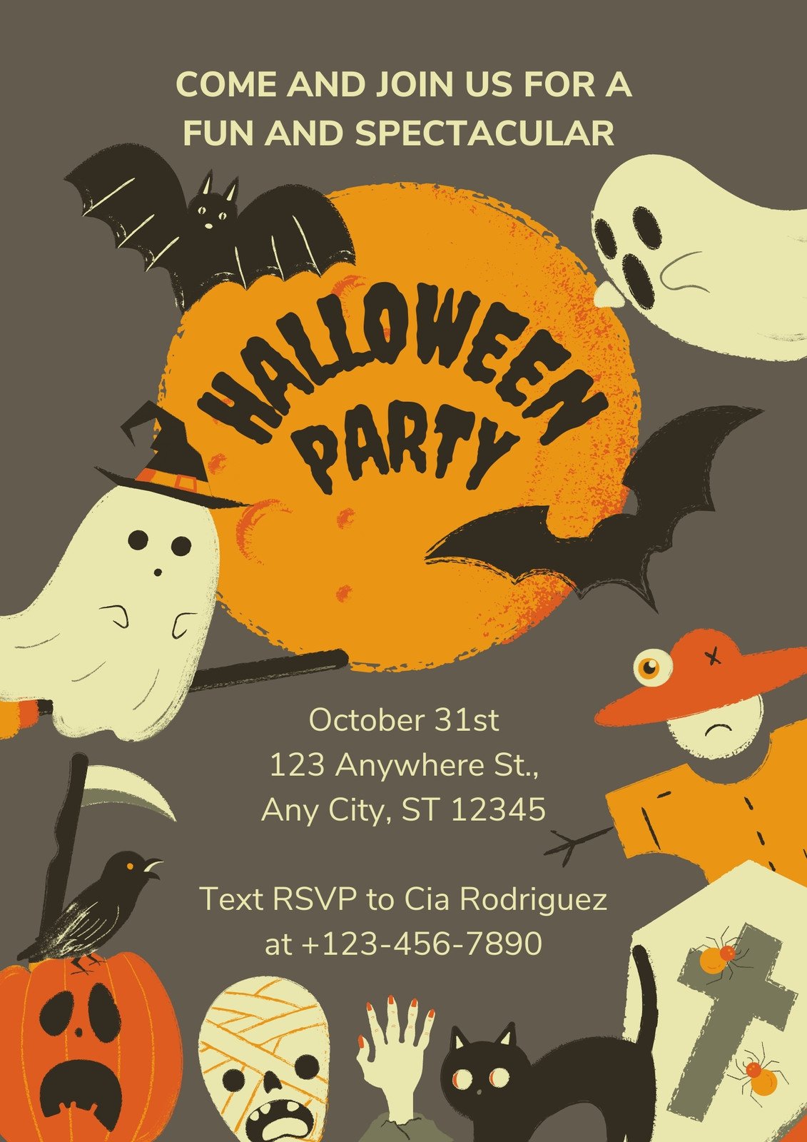 Halloween Event Flyer Templates Free Printable Templates