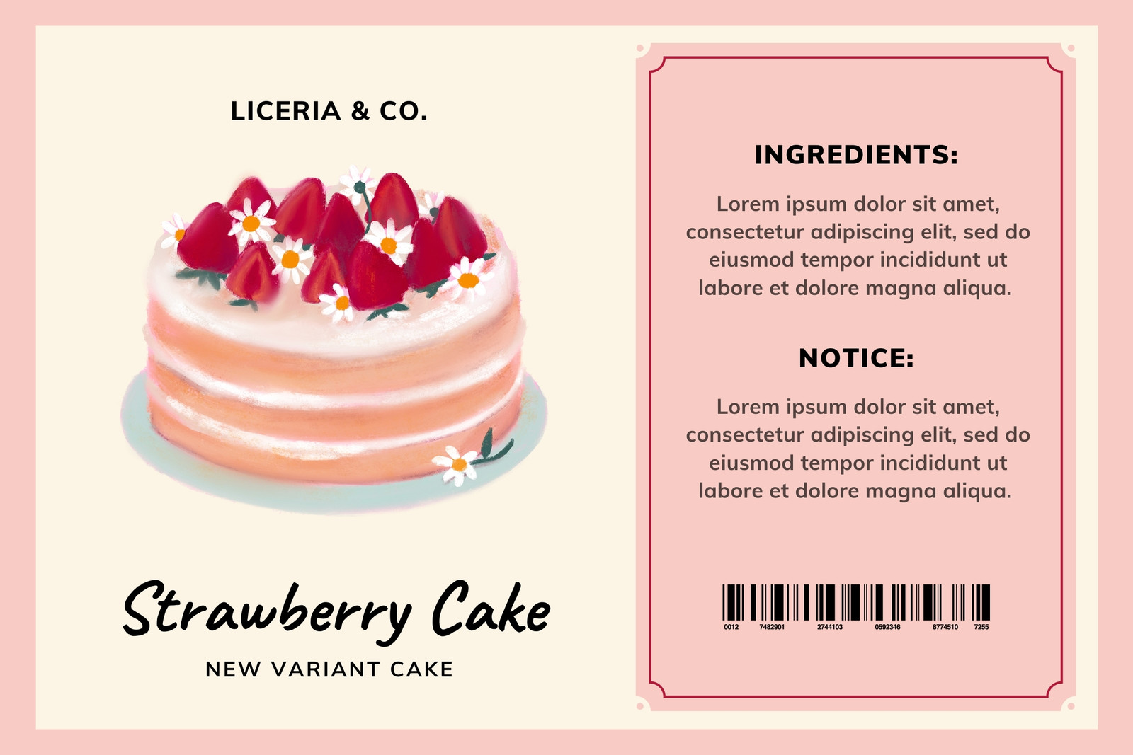 Do You Bake and Sell From Home? How to Properly Label Your Home Baked Goods  in 47 States. | Food label template, Food labels, Baking business