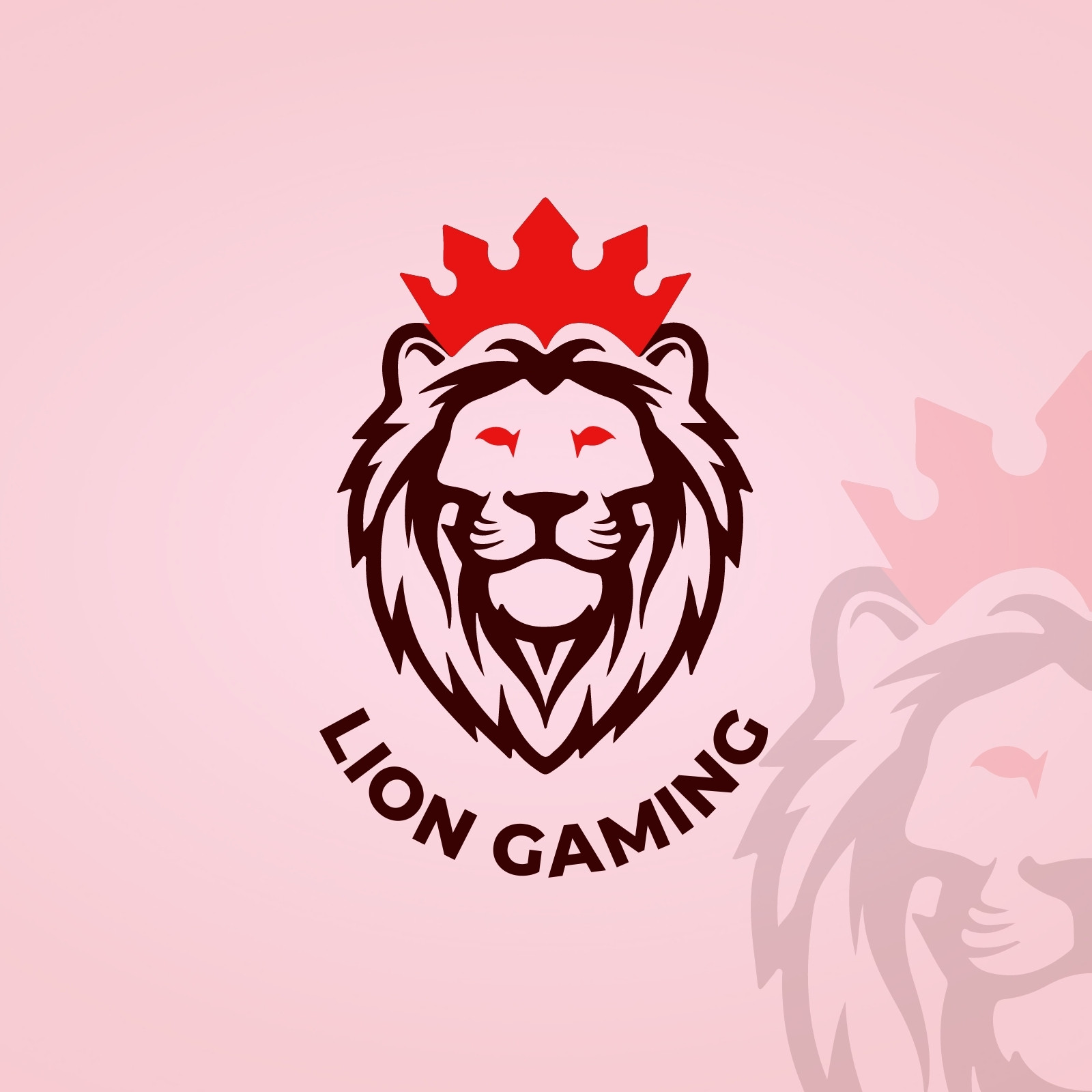 Lion Gaming Logo designs, themes, templates and downloadable