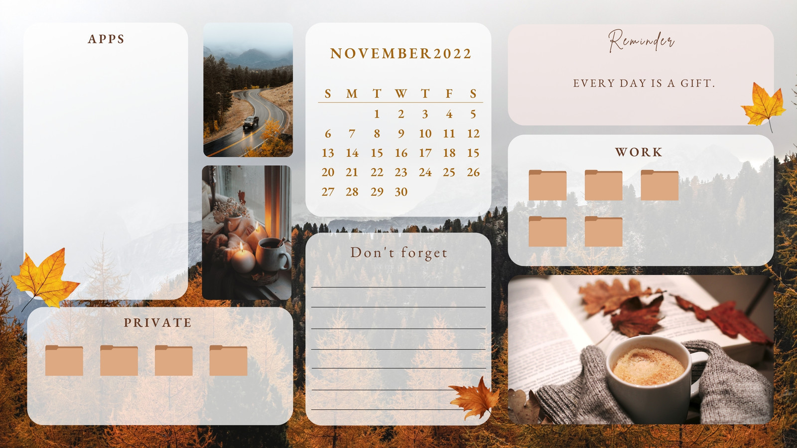 November 2022 Desktop Calendar Wallpapers  TrumpWallpapers