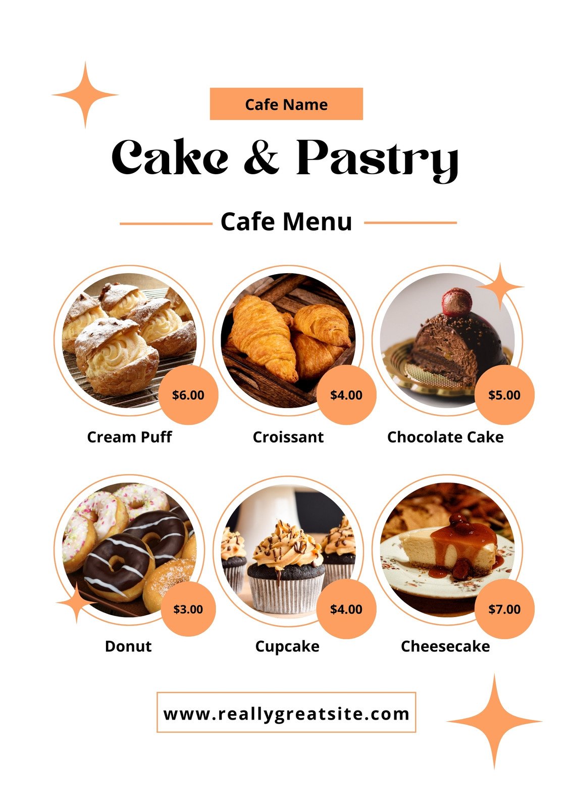 Pastry Menu - 14+ Examples, Format, Sample | Examples