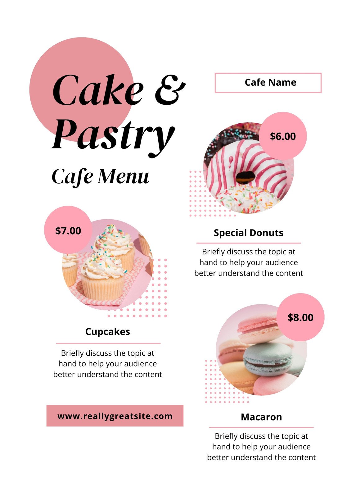 Delicious Pastries Flier | Bakery Shop Design