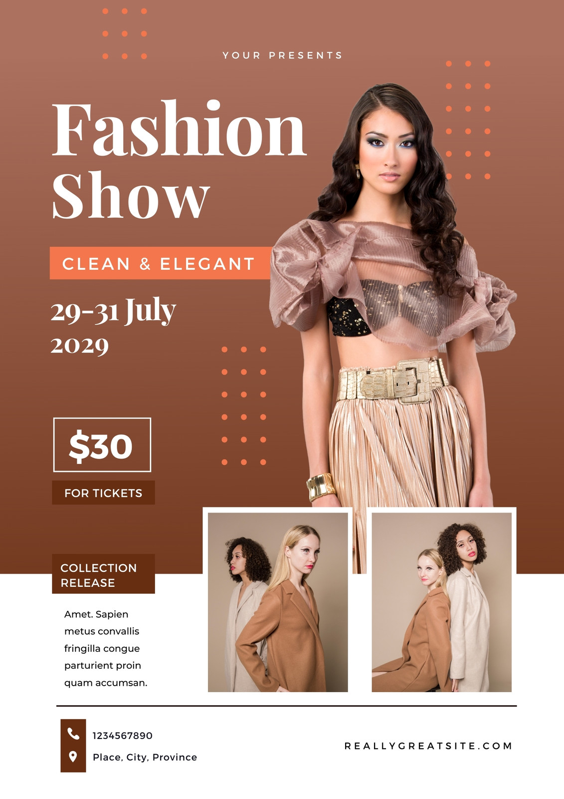 Gradient Fashion Week - Event Invitation By Vunira