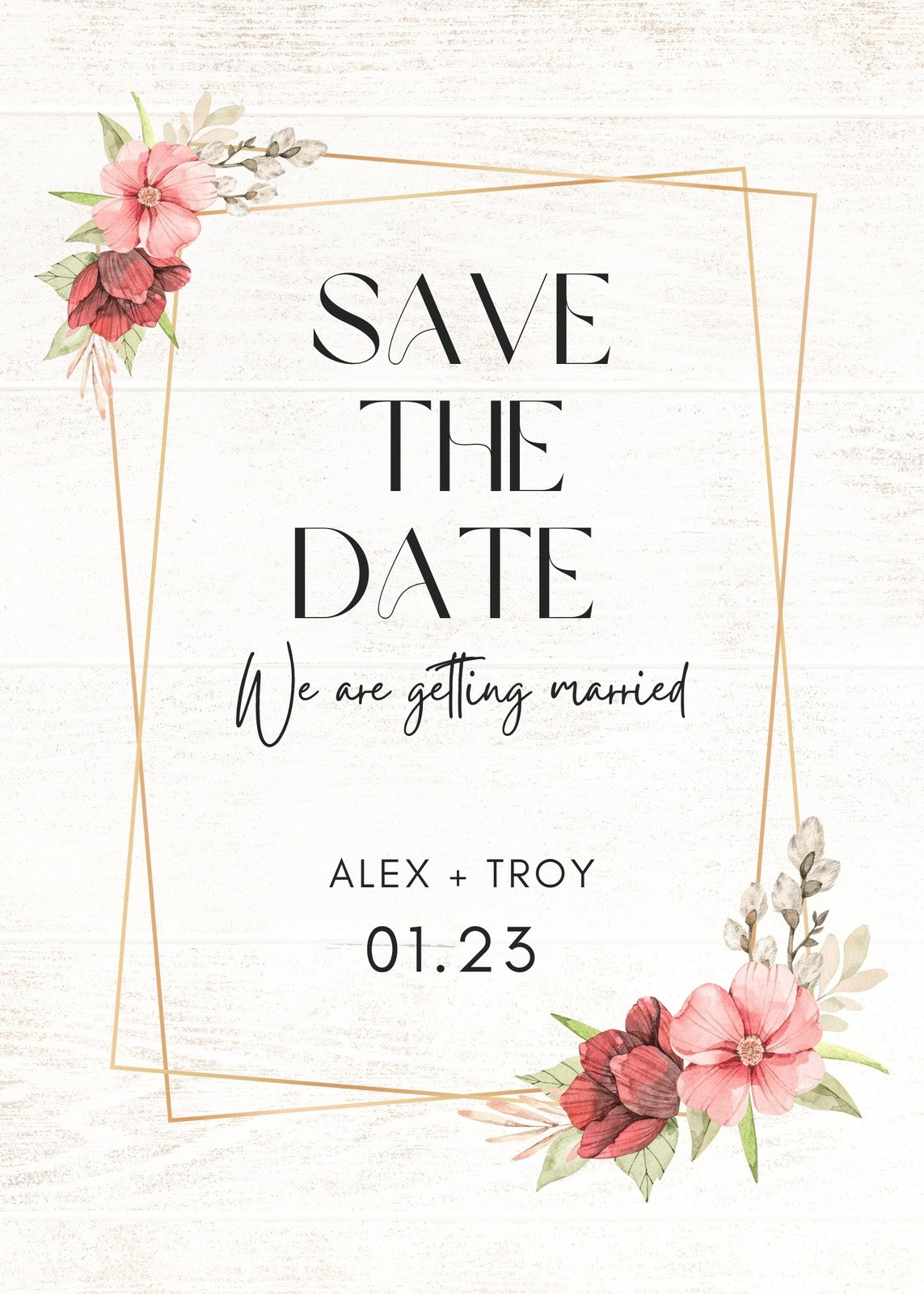 Free And Customizable Save The Date Templates