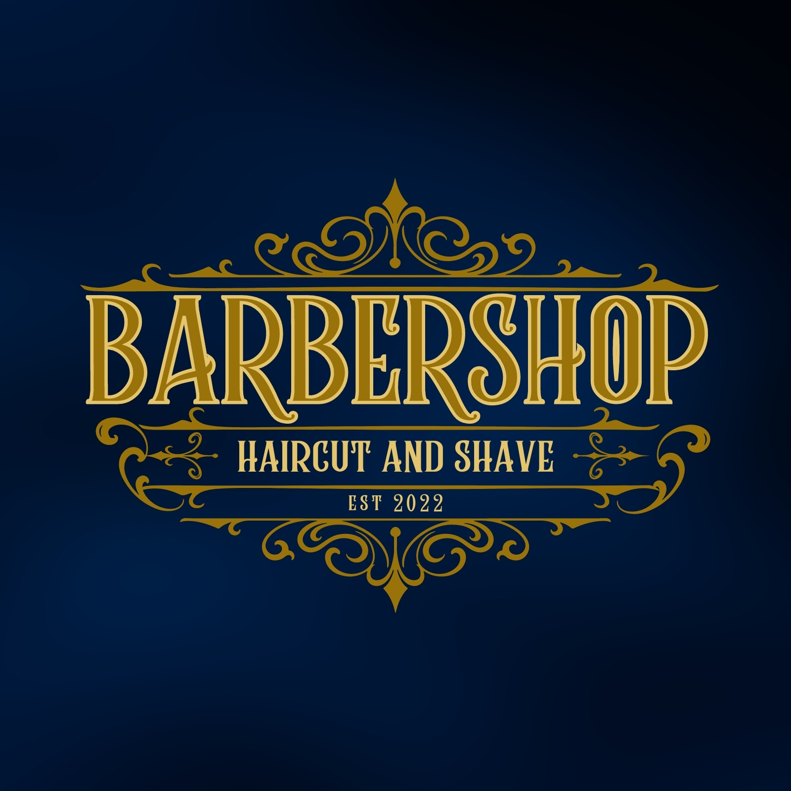 barbershop logo design