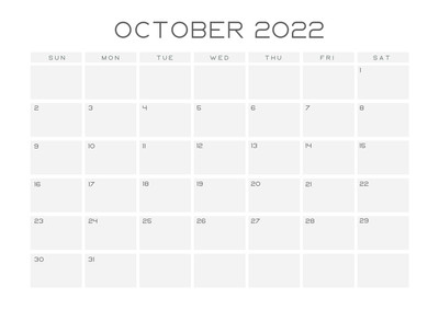 October 2022