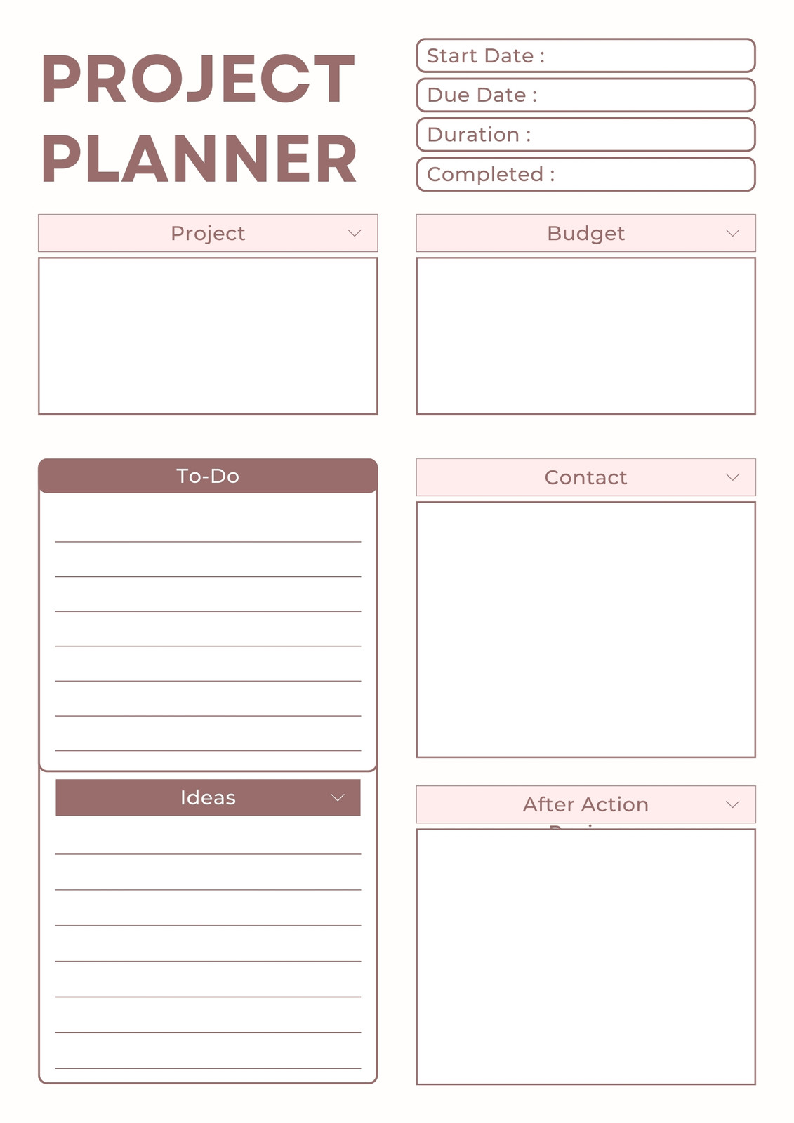 Free and customizable before and after templates