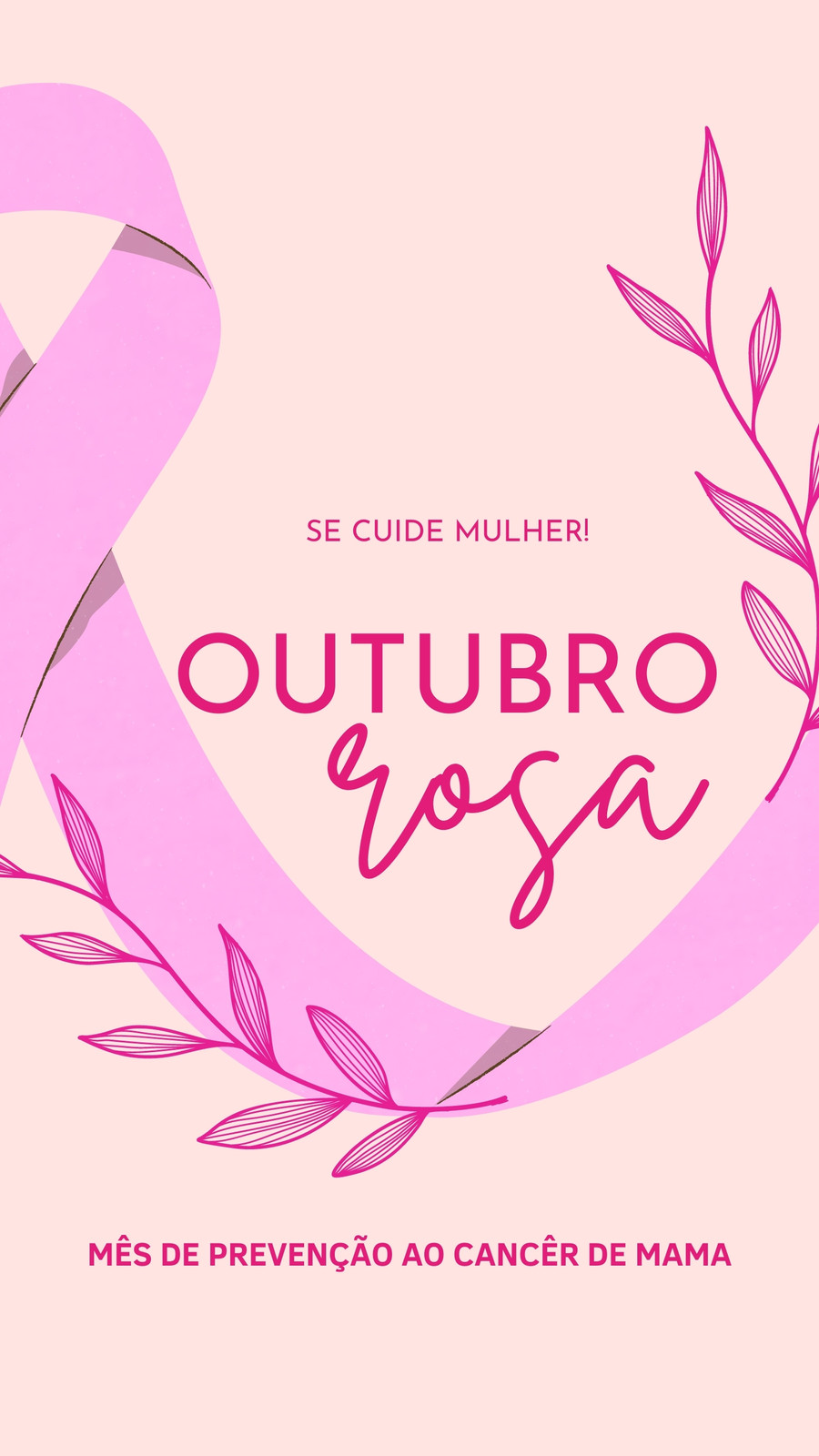 Outubro Rosa 2022: como fazer cartaz com mensagem no Canva