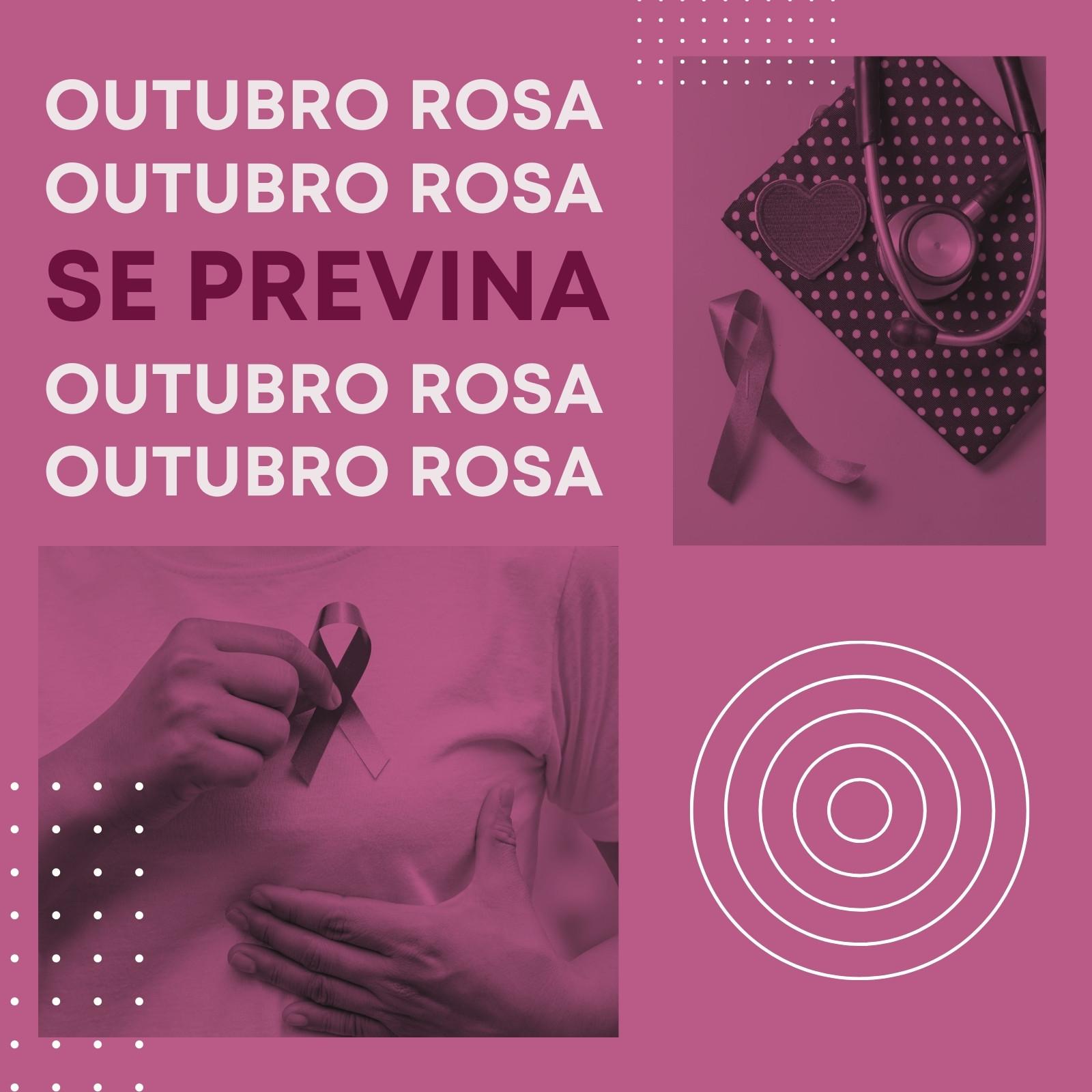 Outubro Rosa 2022: como fazer cartaz com mensagem no Canva