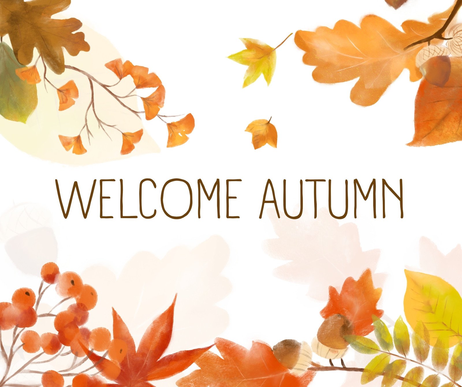 Free and customizable autumn templates