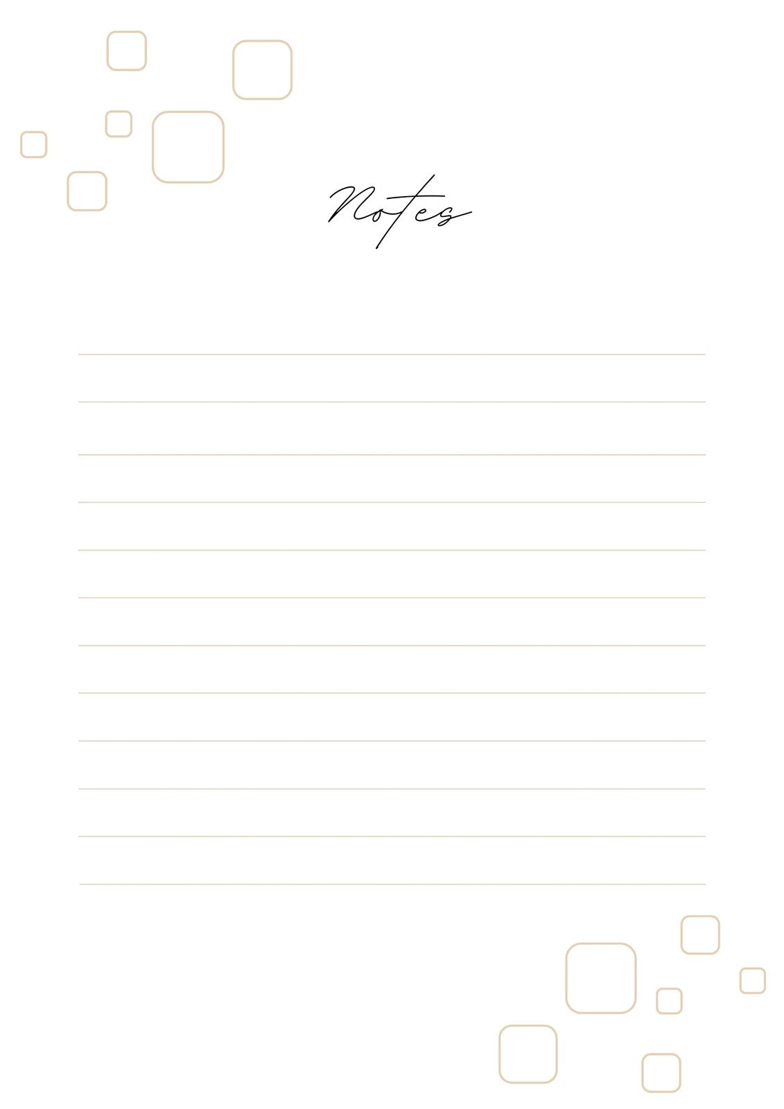 Dotted Grid Paper Template,Lined Paper Graphic by watercolortheme