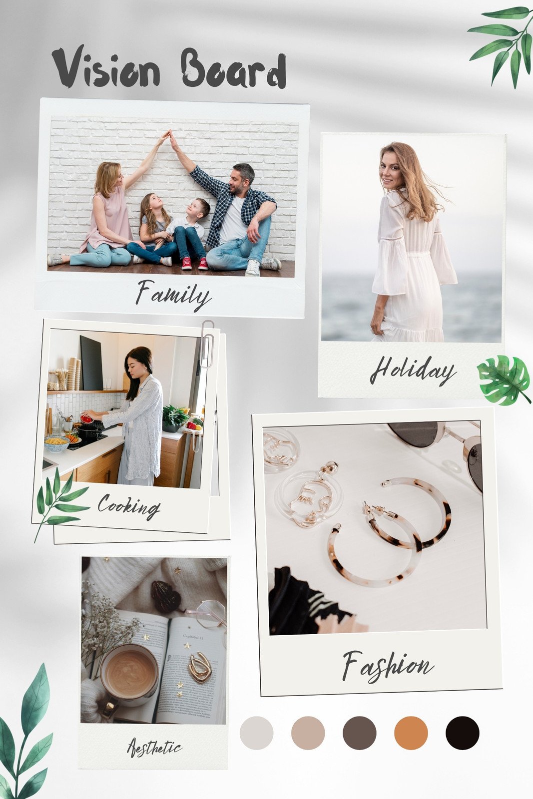 Page 2 - Free and customizable vision board templates