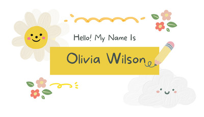 Free, printable, customizable name tag templates