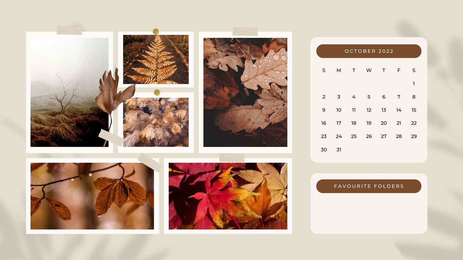 October Calendar  Fall Aesthetic Collage Wallpaper for iPhone  Idea  Wallpapers  iPhone WallpapersColor Schemes
