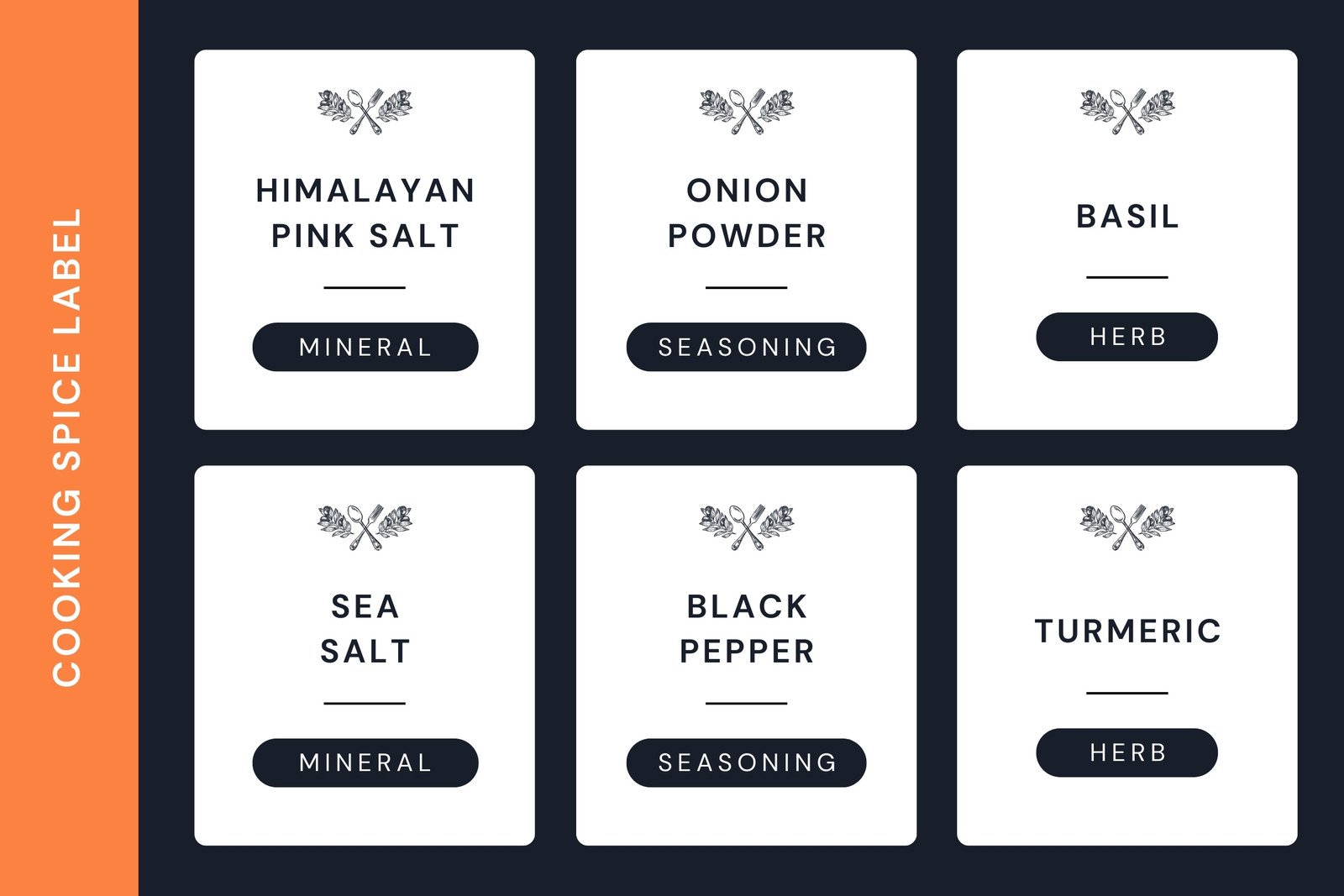Free printable and customizable kitchen label templates | Canva