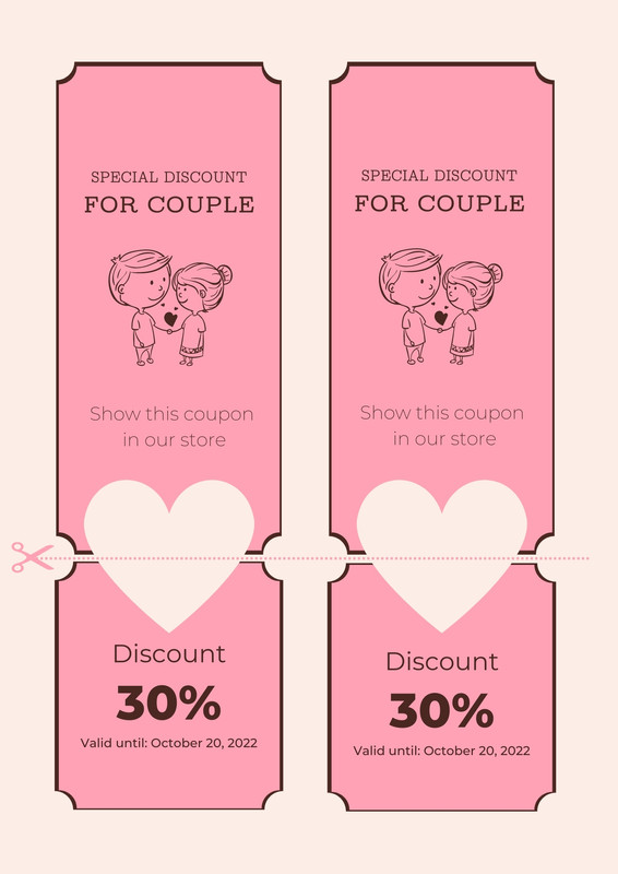 Page 2 Free Printable Love Coupon Templates Canva 2297