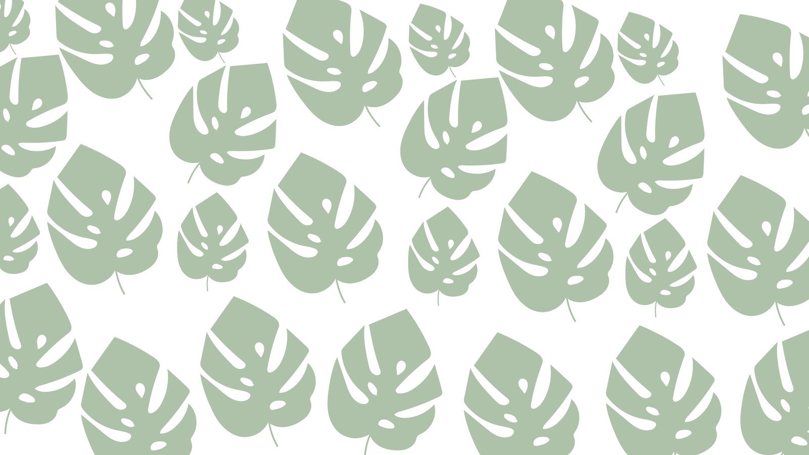 Premium Vector  Boho green leaves abstract design on green background print