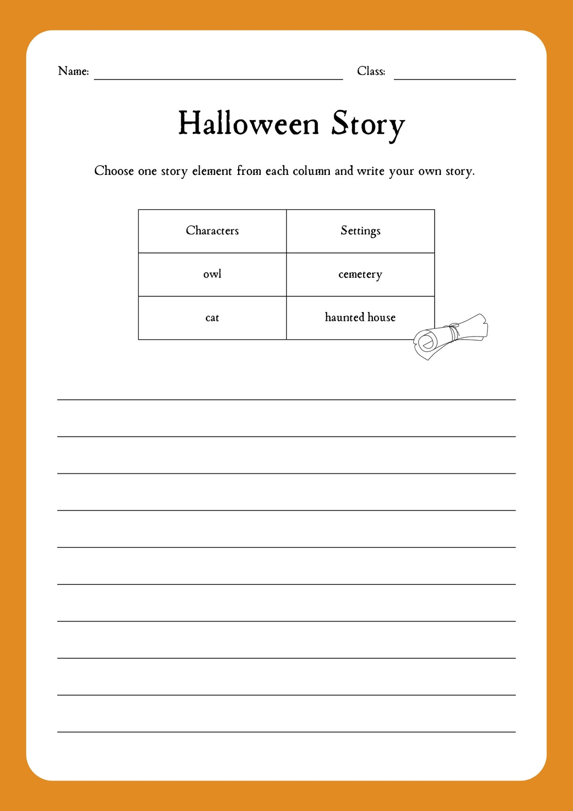 FREE Halloween Calligraphy Practice Workbook
