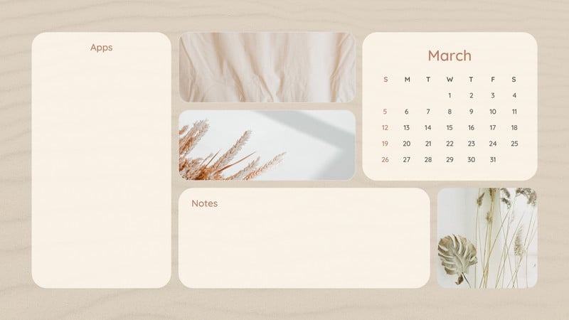 Page 2 - Free custom desktop organizer wallpaper templates | Canva