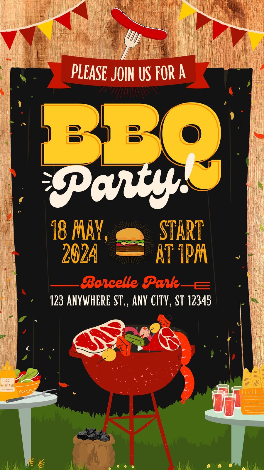 Fly Day Fridays Party Flyer Template by CreativB
