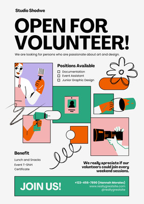 volunteer posters