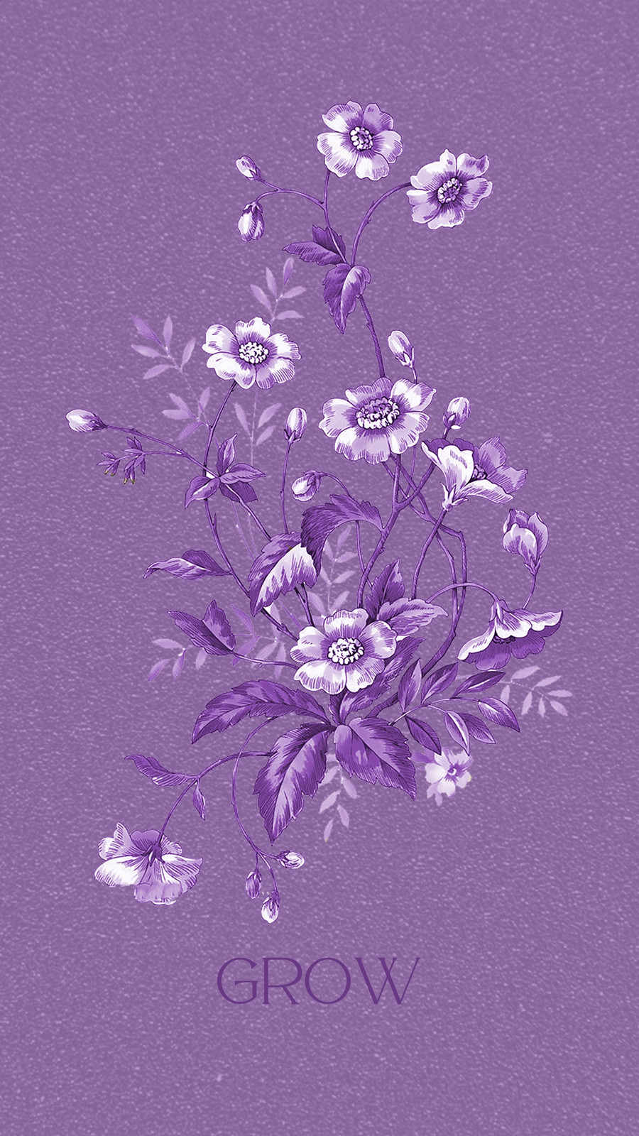 Premium AI Image  Purple wallpaper iphone purple purple flowers