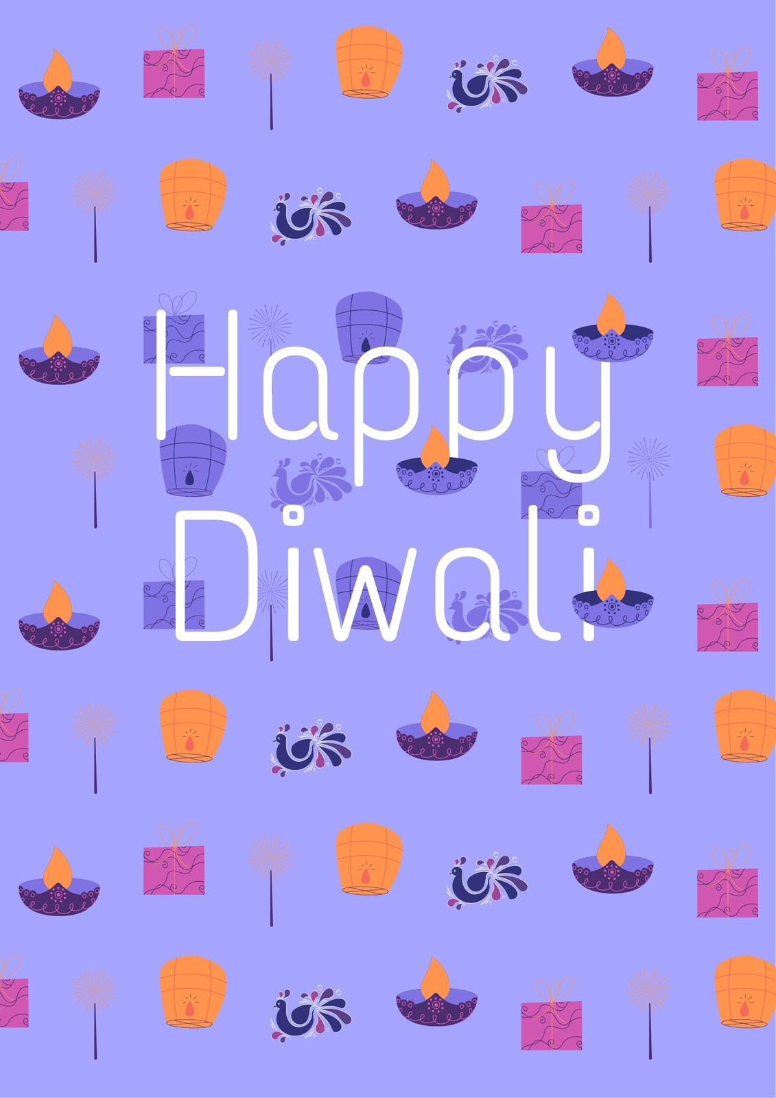 Happy Diwali hanging diya background Template  PosterMyWall