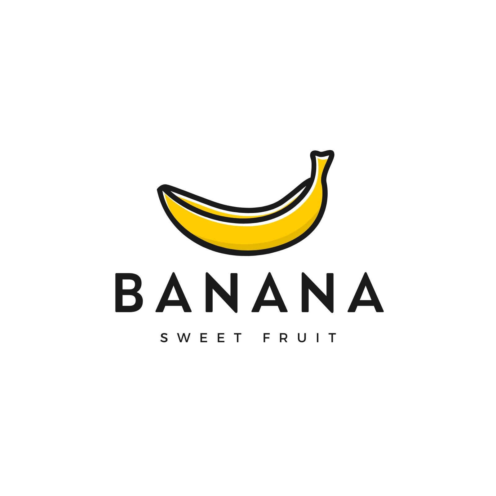Banana people esports logo vector free download