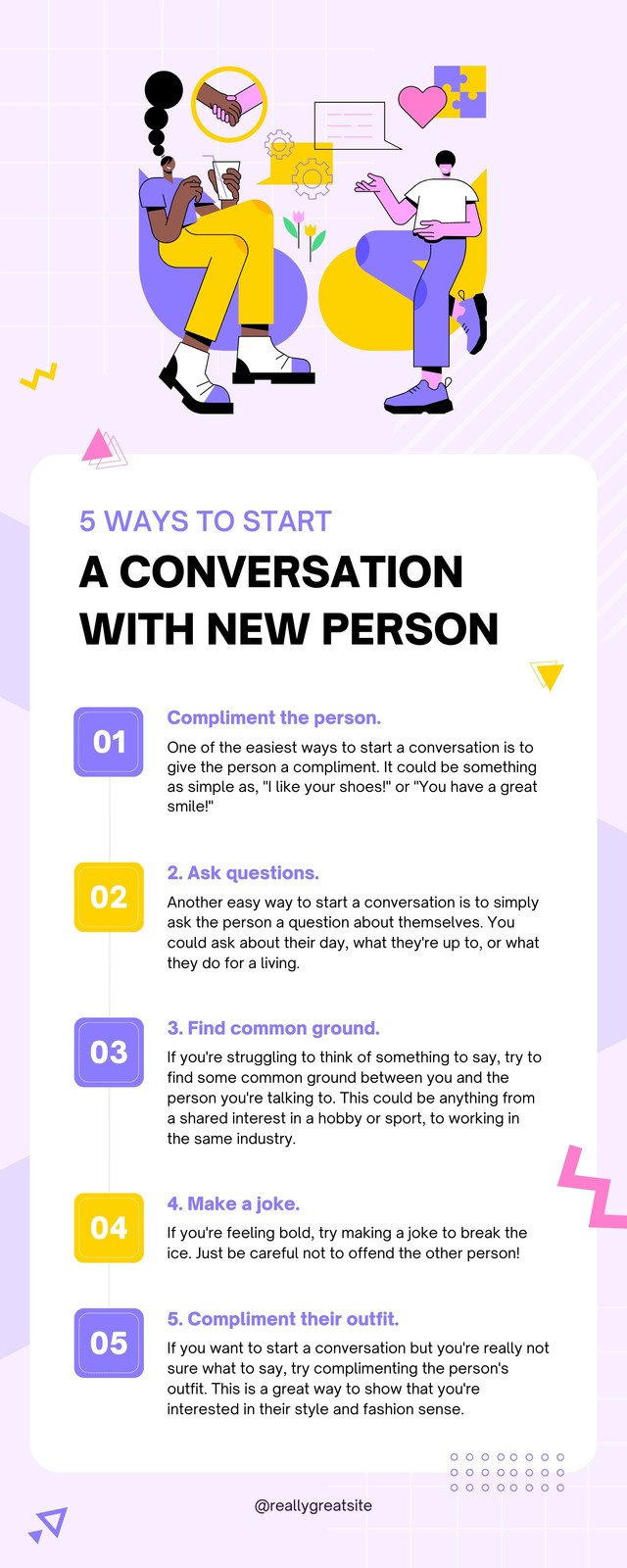 person infographic