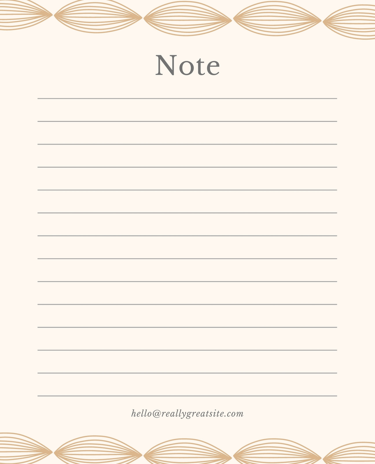 Page 7 - Free printable customizable note card templates