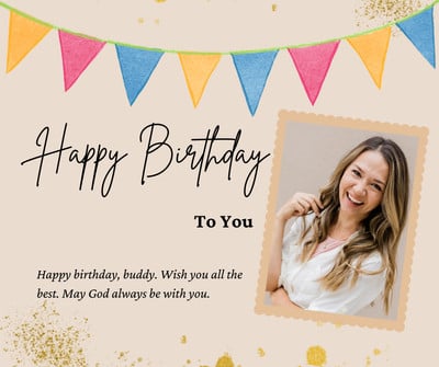 Free customizable birthday Facebook post templates | Canva