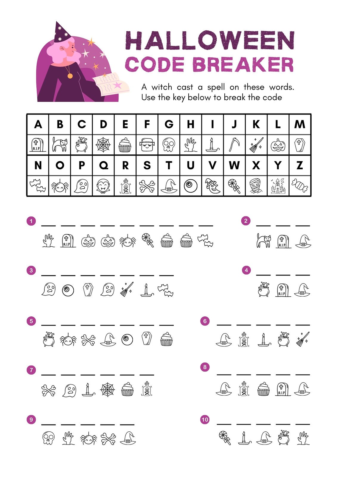 Printable Halloween Handout – A FREE Code!