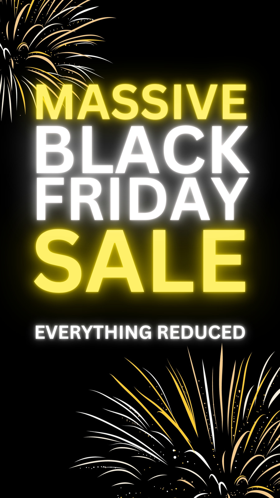 Free and customizable black friday templates