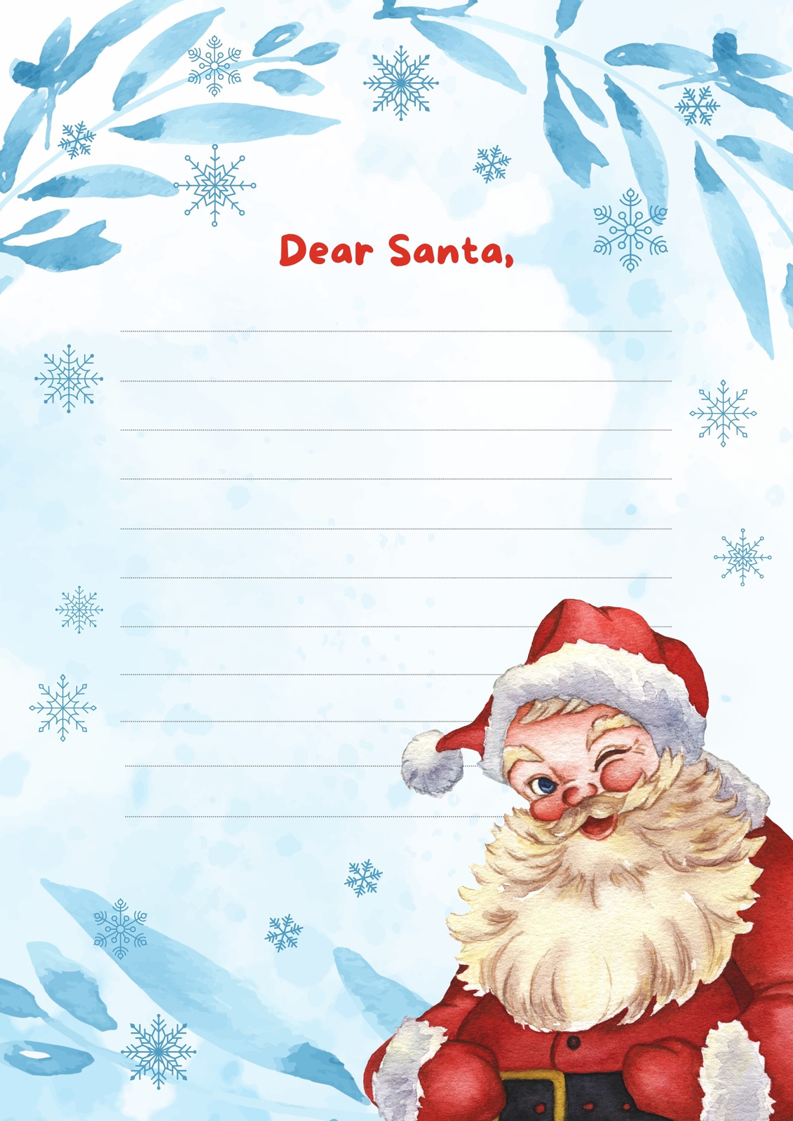 Customize 144+ Christmas Letter Templates Online - Canva