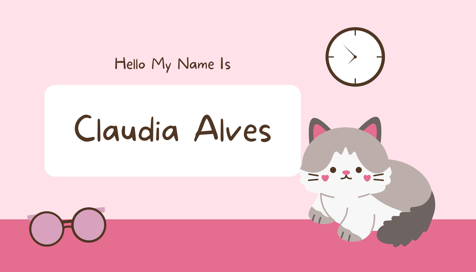 Free, printable, customizable name tag templates