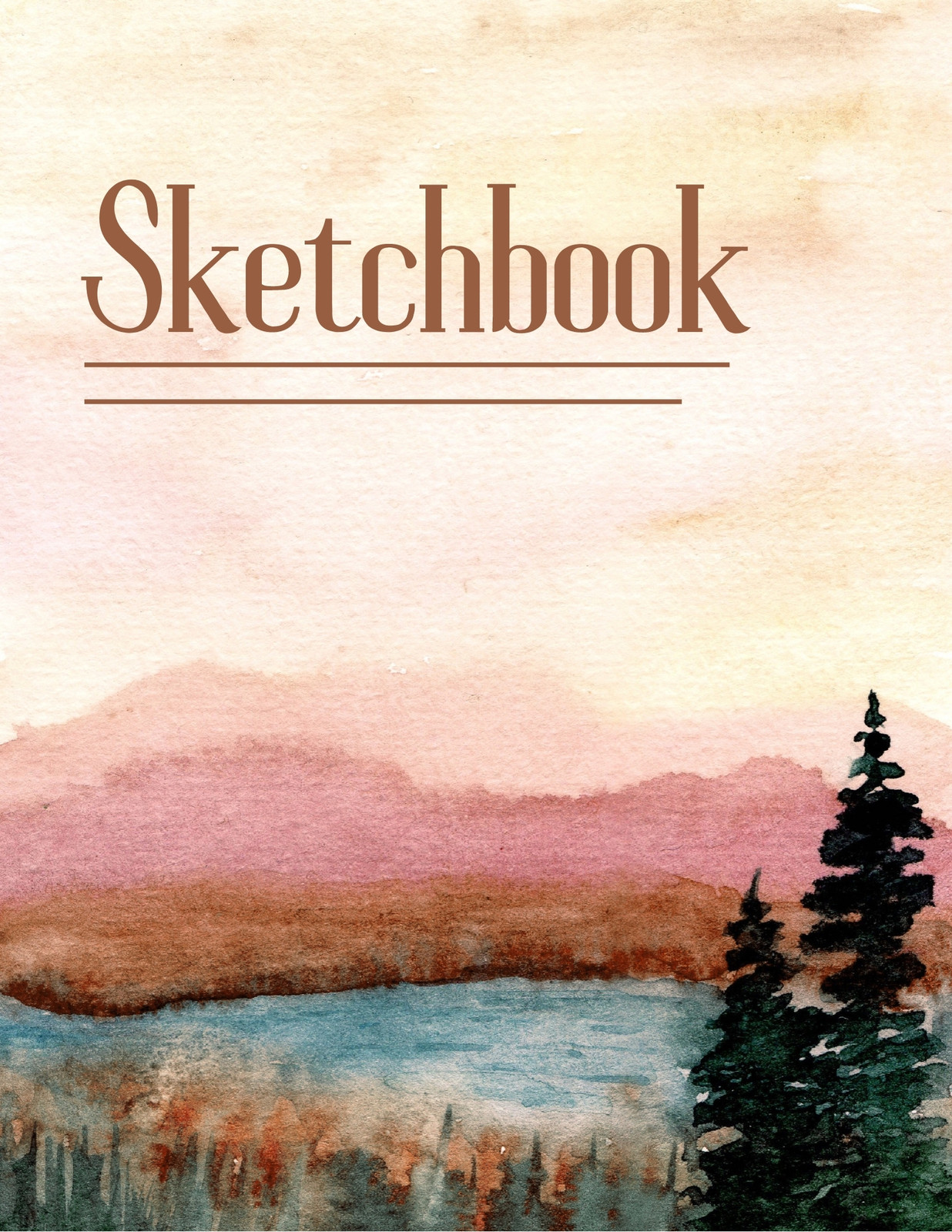 Free printable sketchbook templates you can customize