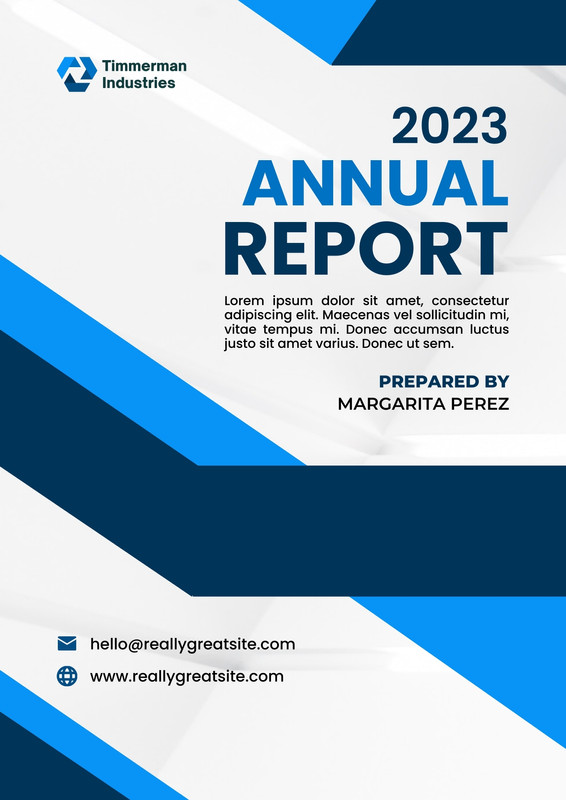 Page 7 - Free, custom printable annual report templates | Canva