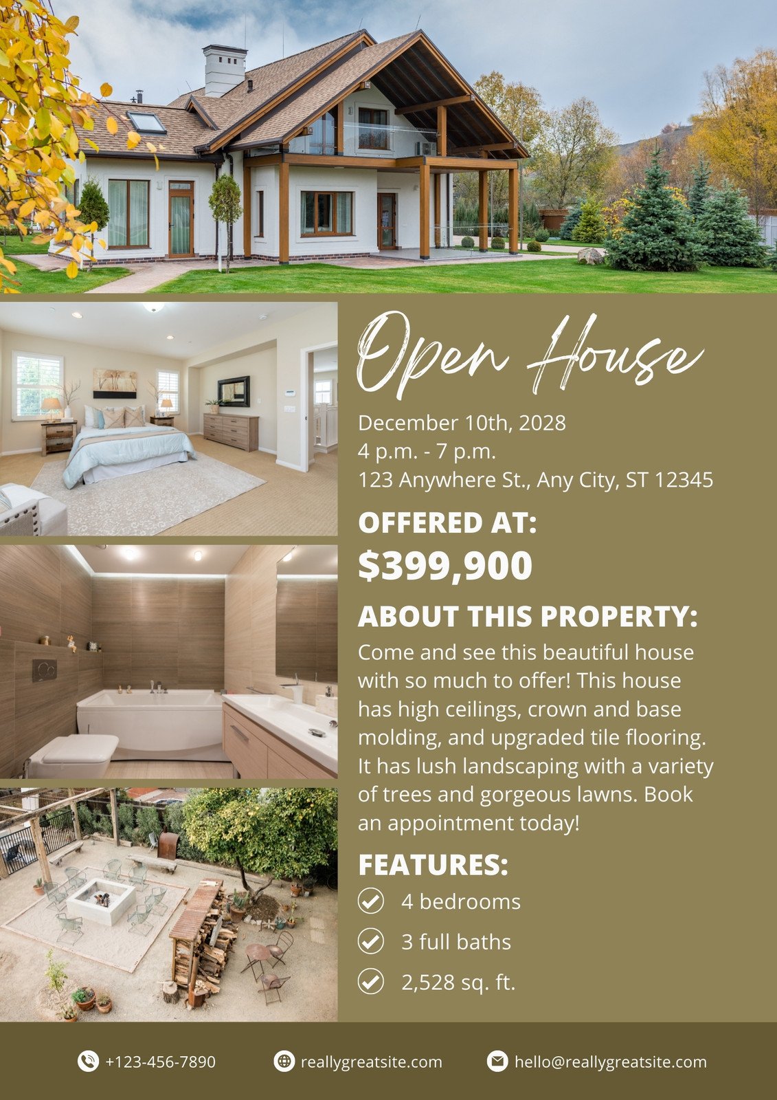 Sample Open House Events
