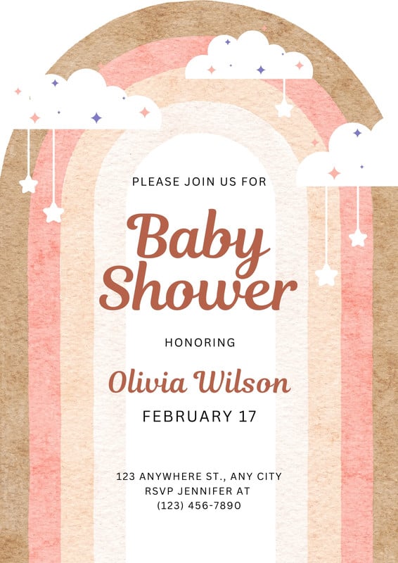 Baby Shower Thank You Cards — Mailed For You | Postable