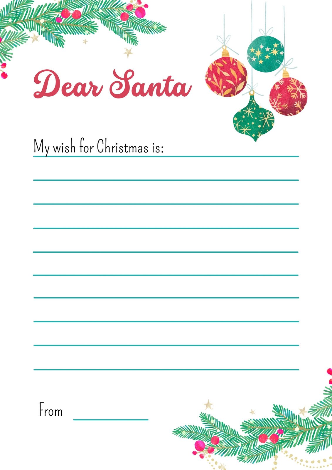 Customize 314+ Christmas Wish List Presentations Templates Online - Canva