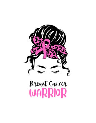 Breast cancer awareness t-shirt design for print Vector Image