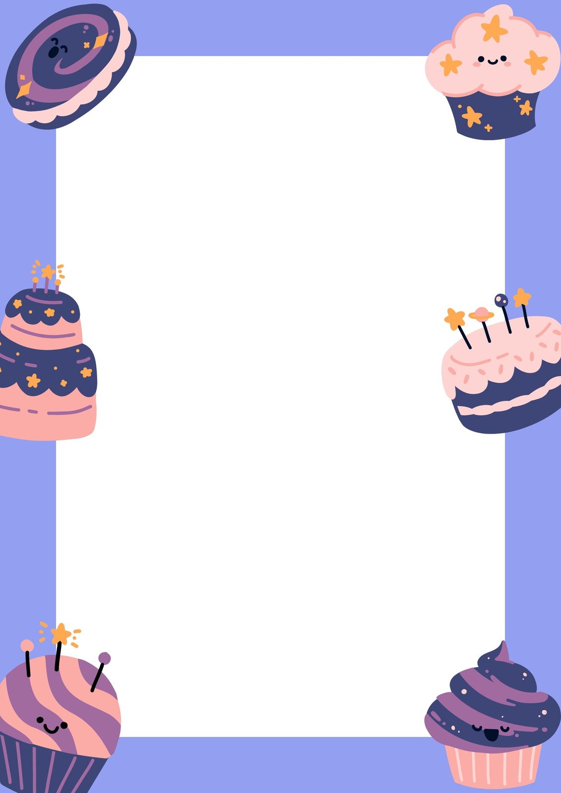 cupcake page border