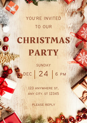 Customize 456+ Winter Party Invitation Templates Online - Canva