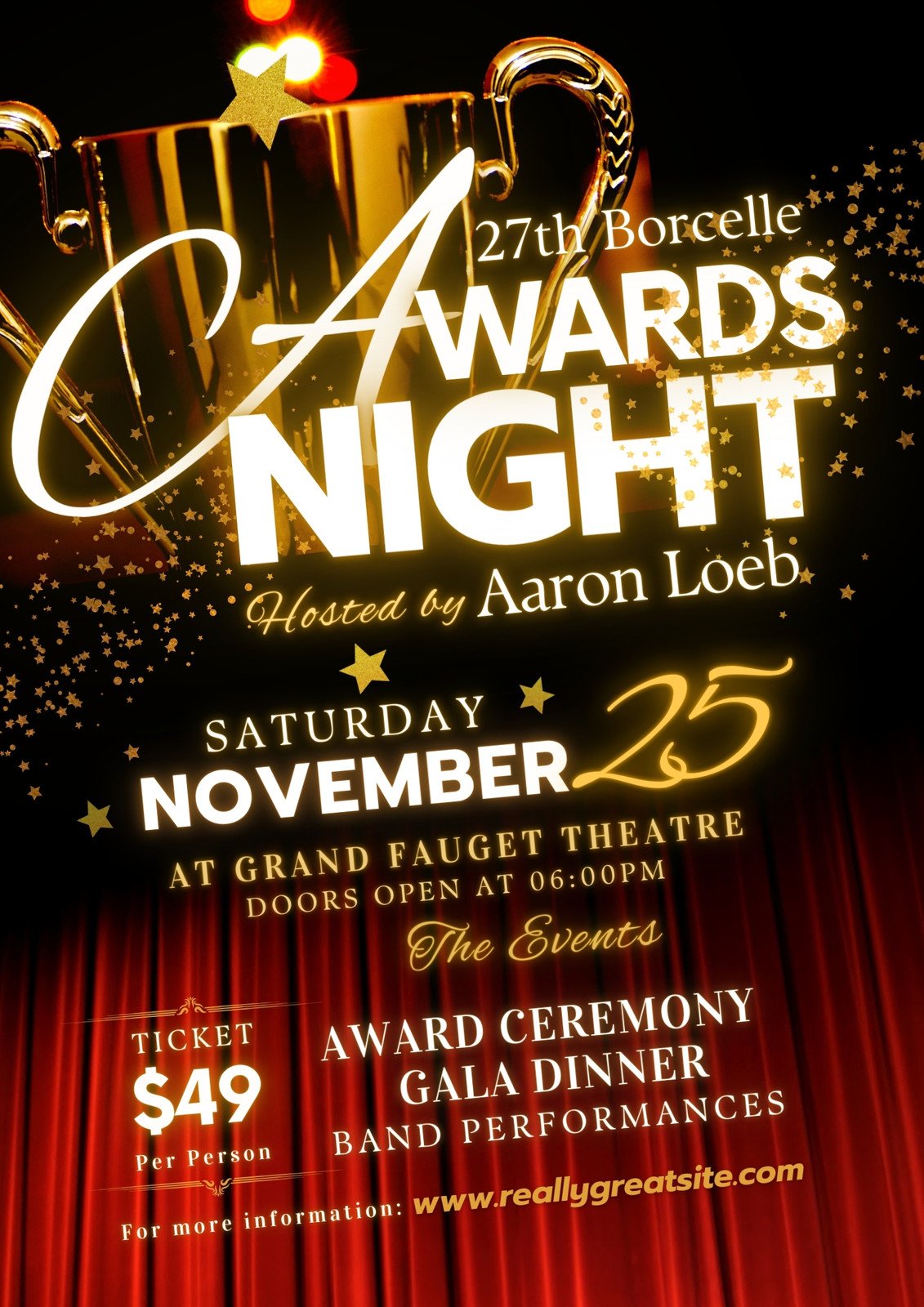Awards Night Flyer