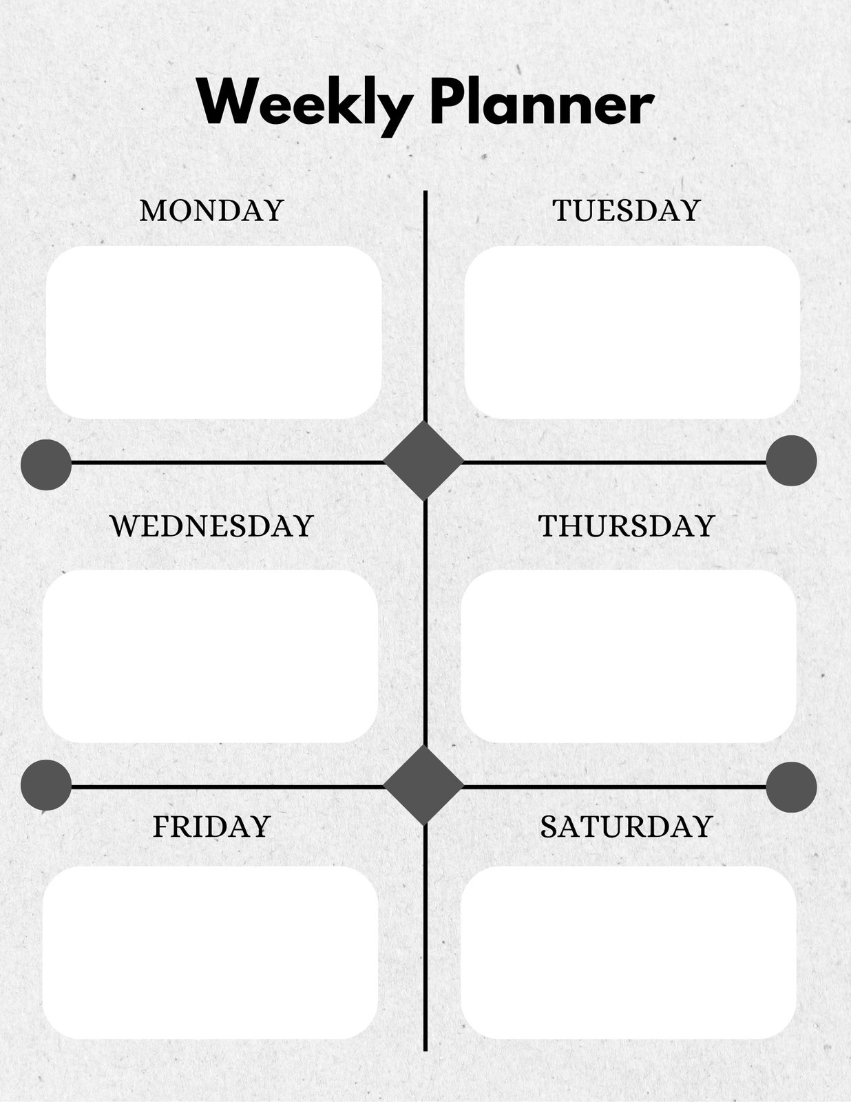 Page 4 - Free daily planner templates to customize