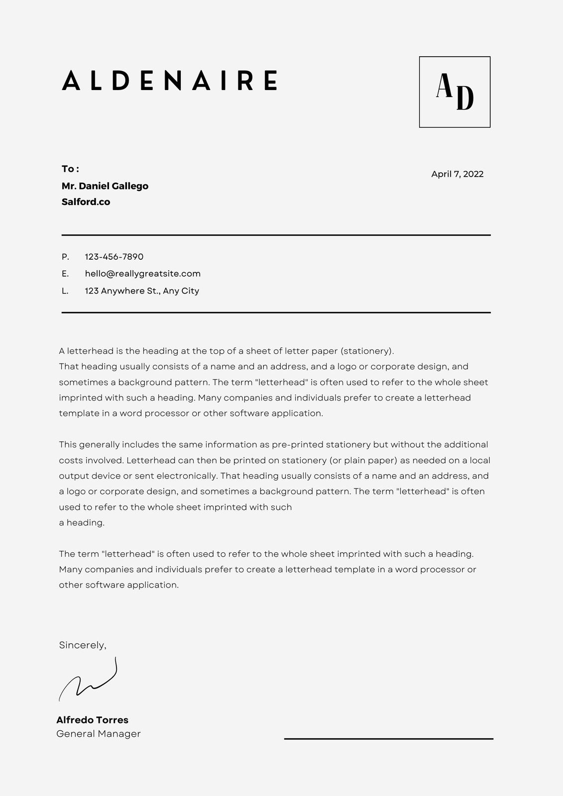 Free cover letter templates to download and print